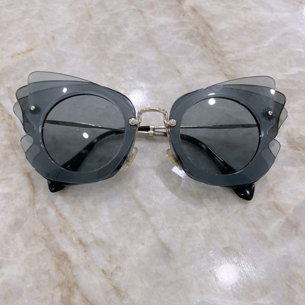Miu Miu limited collection butterfly sunglasses. Mint condition.